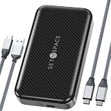 外付けSSD, SETMSPACE SSD 1tb 外付け, SSD 外付け USB 40Gbps | 3126MB/s, 外付けSSD USB-Cストレージとバックアップ用, Mac、Xbox用高级External SSD[LP40-1T]