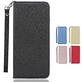 Cavor Pixel 5A 5G ケース 手帳型 財布型 Pixel 5A 5G 蚕糸 PUレザー Pixel 5A 5G手帳型 ケース Pixel 5A 5G携帯 カバー 柔らかい材質 クレジットカードスロット付きマグネット閉鎖 Pixel 5A 5Gカバー 財布型 内蔵マグネット落ち着いた色 軽量便利 強磁性 横置きスタンド 軽量超薄型【選べる5色】- ブラック