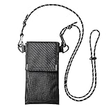 サンワダイレクト スマホショルダー スマホポーチ スマホケース 小銭入れ 3ポケット ブラック 200-BAG201BK