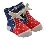 DinDonオリジナル ベビー靴下 ニューヨーカー 0-12ヶ月 レッド #5504