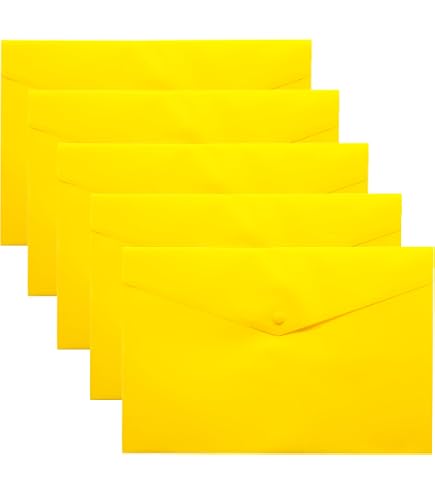 Envelope File Folder Document Wallet A3 Oxford 5-pack