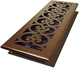 Decor Grates SPH414-RB 4x14 Scroll Plated Register, 4-Inch by 14-Inch, Rubbed Bronze [並行輸入品]