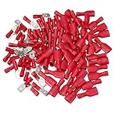 100Pcs Male&Female Insulated Spade Quick Wire Crimp Connector (Usa)