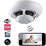 Bybest Wi-Fi Hidden Camera Spy Smoke Detector,HD1080P Spy IP Camera P2P Wifi Security cameras CCTV C
