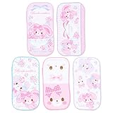 ぼんぼんりぼん ハーフプチタオル5枚セット(バラ)