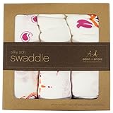 エイデンアンドアネイ ADEN+ANAIS おくるみ バンブー 3枚セット シルキーソフト モスリン スワドル (PYARA) [並行輸入品]