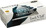 ANSELL EDMONT INDUSTRIAL 92-500M 412111 Touch N Tuff Disposable Nitrile Gloves Medium Teal [並行輸入品]