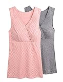 Novia 's Choiceレディースマタニティ授乳ブラタンクトップキャミソール授乳用スリープブラ US サイズ: M
