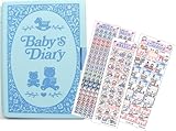 ベビーズダイアリー（ベビーズシール付） (ブルー)