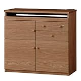 主婦の声から生まれたデスク 国産 完成品 デスク(奥行41cm) J1D-80デスクウォールモカ[幅80cm 高さ74cm] 6190002