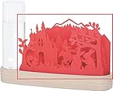 自然気化式加湿器 北欧の森 Forest交換用シート(ウサギ-レッド/FO-RD-S)