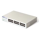 エレコム スイッチングハブ ギガビット 24ポート 電源内蔵 金属筺体 EHC-G24MN2-HW