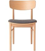 Amazon｜無印良品 木製チェア ナチュラル 幅38×奥行48.5×高さ79cm