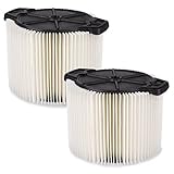 WORKSHOP Wet/Dry Vacs WS11045F2 Standard Filter for Shop Vacuum, 3 to 4.5-Gallon by Emerson Tool Com