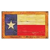 Texas Flag壁アート 32W x 20H in. PP-1063L