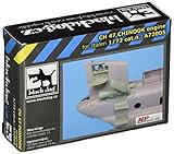 ブラックドッグ 1/72 CH-47 チヌーク用エンジンセット (イタレリ用)プラモデル用パーツ HAUA72005