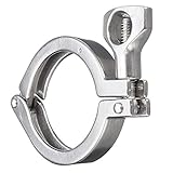 ILS - 2 Inch Tri Clamp Clover 304 Stainless Steel Single Pin Sanitary Clamp 64mm Ferrule