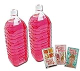 ピンクローション 2L ハード 2本セット お徳用 おまけミニローション3枚付き 業務用ローション ヒアルロン酸配合 潤滑ゼリー ヌルヌル潤滑ローション マッサージ用