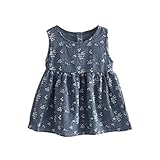 Cutelove 子供ドレス ワンピース ドレス 女の子 花柄 タンクトップワンピース 可愛い 夏 ベストドレス 袖なし ベビー 素敵 プリンセスドレス