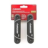 ハスキーSAE /メトリック折りたたみ六角キーセット(ティーセット) HMD