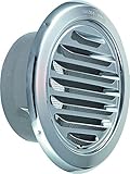 ワールド SUS304ステンレス 丸型ガラリ FD(防火ダンパー)付φ150mm アミ付(10メッシュ) DK(電解研磨) WRGDT-150P