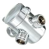 1/2インチ　三方向　T型アダプタ　トイレバルブ・シャワーホース　切換バルブ