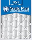 Nordic Pure 18x24x1M12-6 MERV 12 Pleated Air Condition Furnace Filter, Box of 6 [並行輸入品]