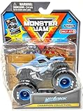 モンスタージャムスタジアムシリーズ チャンピオンシップコレクション モンスタートラック - 1:64スケール コレクター用トレーディングカード(メガロドン)付き