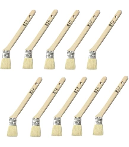 Amazon.co.jp: ハケ市 漆刷毛 本通し 人毛 8分 24mm 1本: ホーム＆キッチン