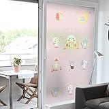 Static Electricity、つや消し、ウィンドウステッカー/ライト、不透明ウィンドウステッカー/子供ルーム、バスルームのウィンドウステッカー DUDULIANG