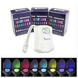 IMINOVOモーションセンサートイレボウルライト、スマートバッテリ駆動式モーション検知LED夜間ライト、コードレスSuitable for anyトイレ浴室トイレ、セットにcolor-rotateま