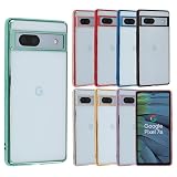 Pixel 7a ケース TPU color Google Pixel7a ソフトケース カバー クリアケース スマホケース 薄型 保護 耐衝撃 グーグル ピクセル7a au softbank docomo ライトグリーン A805P7ALG
