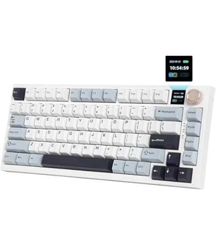 Amazon.co.jp: Womier S-K71 Gaming Keyboard, 75% Keyboard, Aluminum