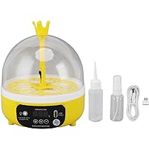 自動孵化器 mini ホワイト 最大7個卵 Amazon | ミニ デジタル 孵卵機 7卵 卵の孵化機 自動温度制御