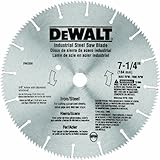DEWALT DW3330 7-1/4-Inch Iron and Steel Cutting Segmented Saw Blade with 5/8-Inch and Diamond Knocko