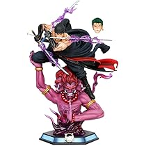 フィギュアセット：炭治郎・ゾロ・シャンクス・アスカ Amazon | 煉獄アスラゾロアニメフィギュア-50cm ワンピース三千