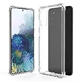 ブリシア Samgsung Galaxy S20 5G アクリル+TPU エアークッション 保護ケース クリア 柔軟 衝撃吸収 透明 スマホケース (Galaxy S20)