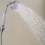 Homedec新しい真鍮Ceramics電話ハンドヘルドシャワーセットクローム仕上げ、Inlcuded (手ヘッド+ホース+真鍮ホルダー) in Packed