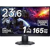 Dell ゲーミング曲面モニター 23.6インチ S2422HG(3年間無輝点交換保証/FPS向き/1ms/165Hz/1500R曲面/AM