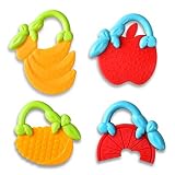TEDO Baby Massage Soothe Teething Teeth Fruit Molar Teether Toys for Infant and Toddler BPA Free 100
