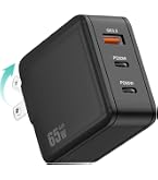 Amazon | 65W 充電器 type-c【改良モデル・超低温・超軽量】安全で低温