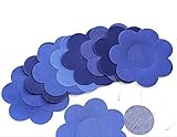 1ペアの花Plum Breast Nipple Cover Pasty Pasties 1 ブルー 10415288