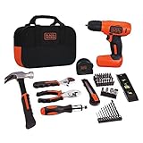 Black & Decker BDCD8PK Drill Project Kit, 8V [並行輸入品]
