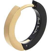 Paul Smith フープピアス シルバーゴールド Paul Smith ポールスミス ピアス 片耳 Hoop Combi シングル
