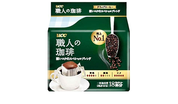 Amazon Ucc 職人の珈琲 ドリップコーヒー 深いコクのスペシャルブレンド 7g 18p 12 6 2 袋入 Ucc 上島珈琲 インスタント スティック 通販