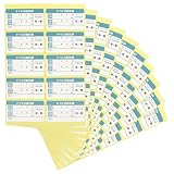 オイル交換ステッカー 100枚セット 破れにくい 水に強い 再剥離糊 糊残りしにくい 自動車 バイク トラック用 エンジンオイル交換管理 記録用シール