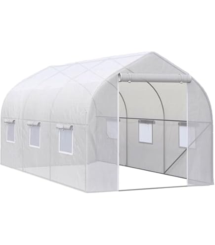 Amazon.co.jp: 温室 保温 温室棚 収納庫 幅190CM*奥行190CM*高195CM