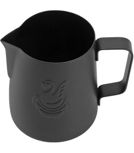 Espresso Steaming Pitcher Round Spout Normcore Handleless Milk