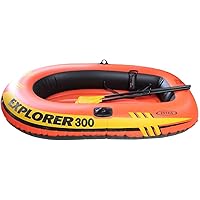 INTEX(インテックス) ボート エクスプローラー 300 SET 211×117×41cm 58332 オール・ポンプ付属 [日本正規品]