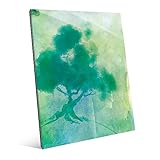 Viridian Sumiツリーasian-inspired壁アートプリント 11x14 ABS0011369GLS11X14XXX